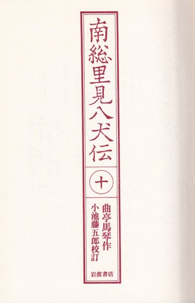 南総里見八犬伝10